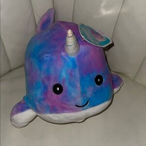 Squishmallows Blue and Purple‎ Narwhal Plush